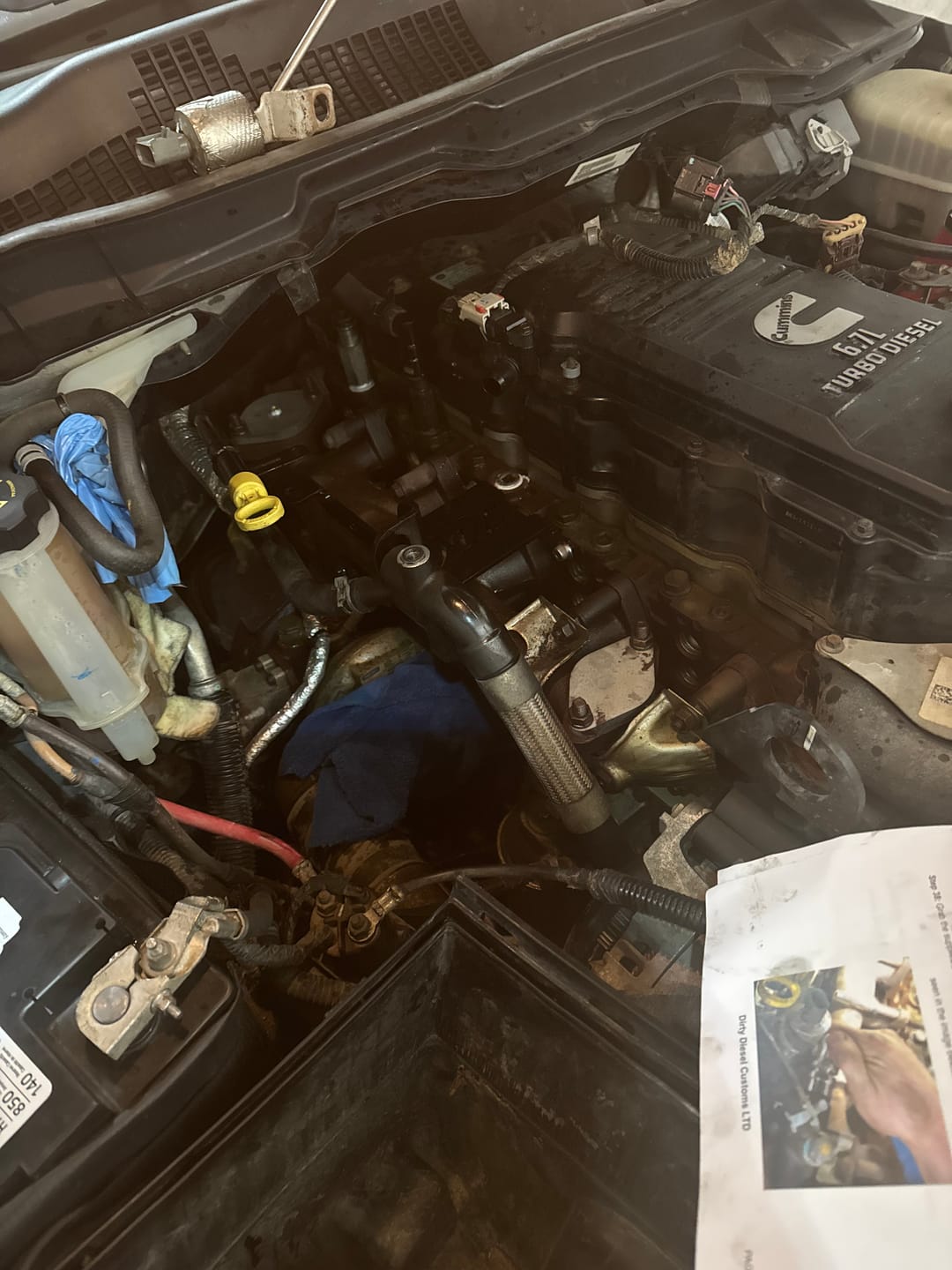 Customer photo review of 2009-2024 Cummins Dirty EGR/Cooler Delete (I67-EGR-A006)