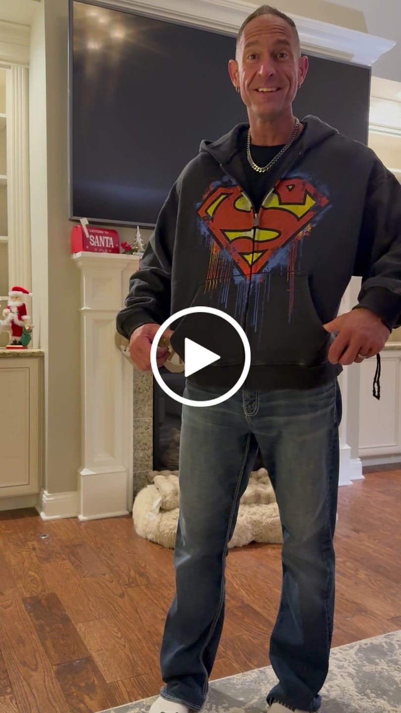 Customer video review of 5011 - Superman Drip Zip-Ups