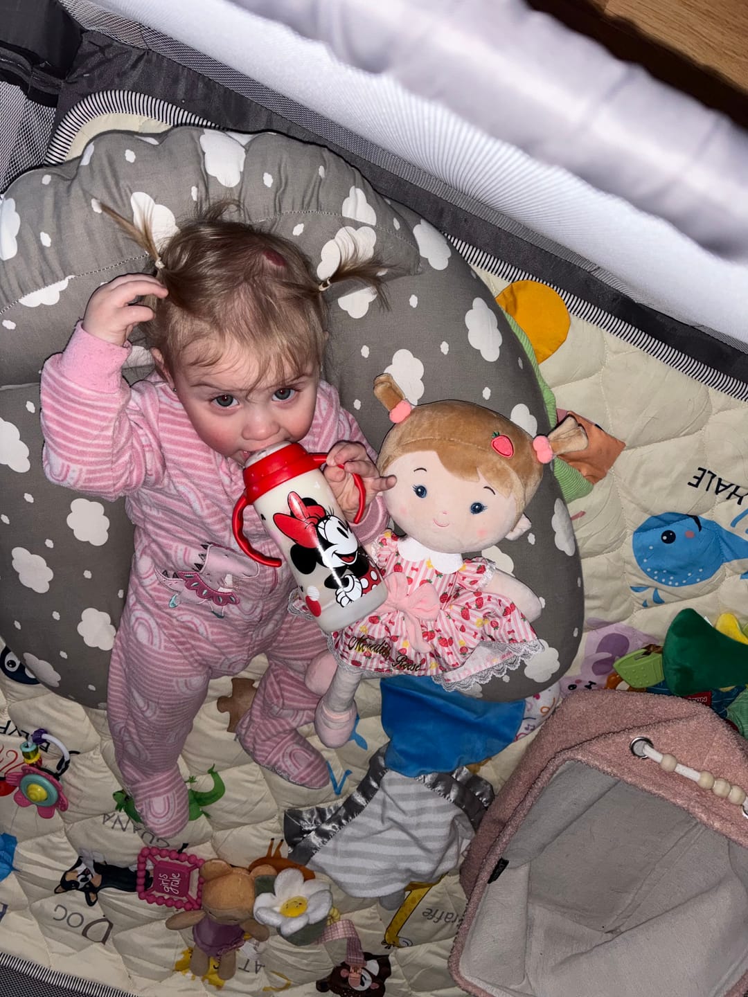 Customer photo review of Leyadoll Soft Plush Personalized Leya Doll, My First Baby Doll
