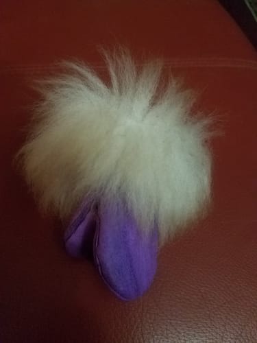 Customer photo review of Mini Mitten keychain PDF