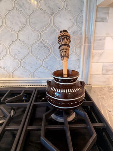 Customer photo review of Mexican Hot Chocolate Gift Set with Molinillo Artesano