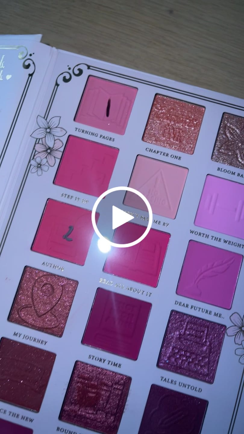 Customer video review of P. Louise A Brand New Chapter Palette - Chapter One