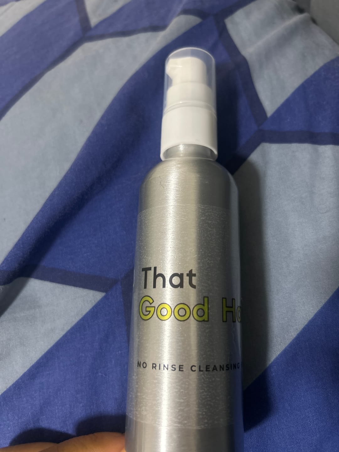 Customer photo review of No Rinse Cleansing Foam