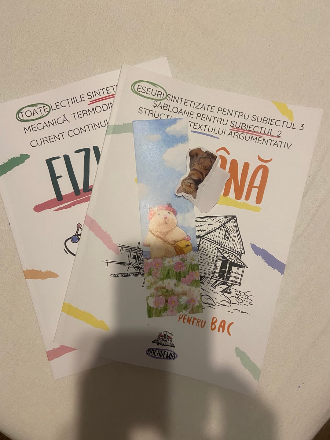 Customer photo review of Pachet Bacalaureat (Română + Fizică)