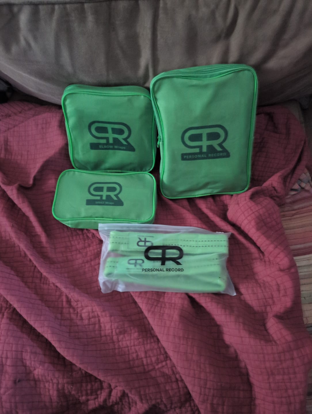 Customer photo review of PR Heavy Duty Premium Elbow Wraps - Neon