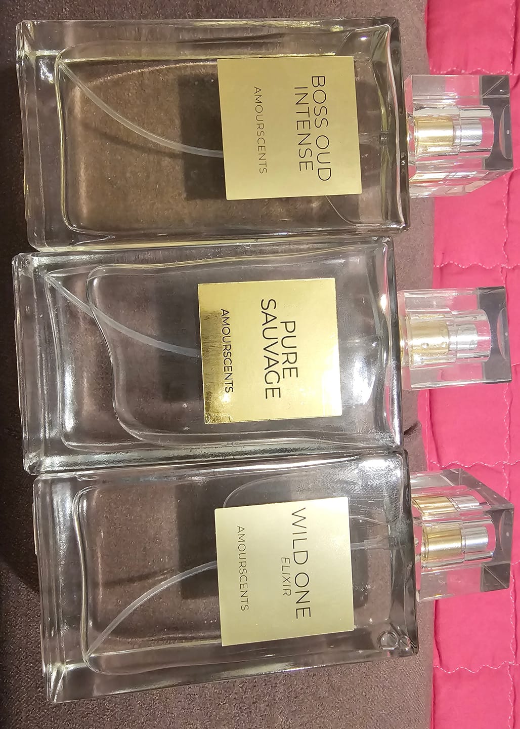 Customer photo review of X3 100ml Perfume Bundle