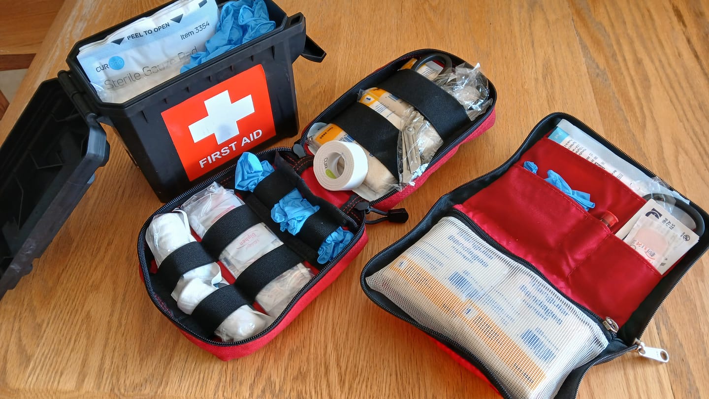 Customer photo review of Small First Aid Kit Refill - Supplies Only | Medical Gear Outfitters Supplies for Small Medical Kit