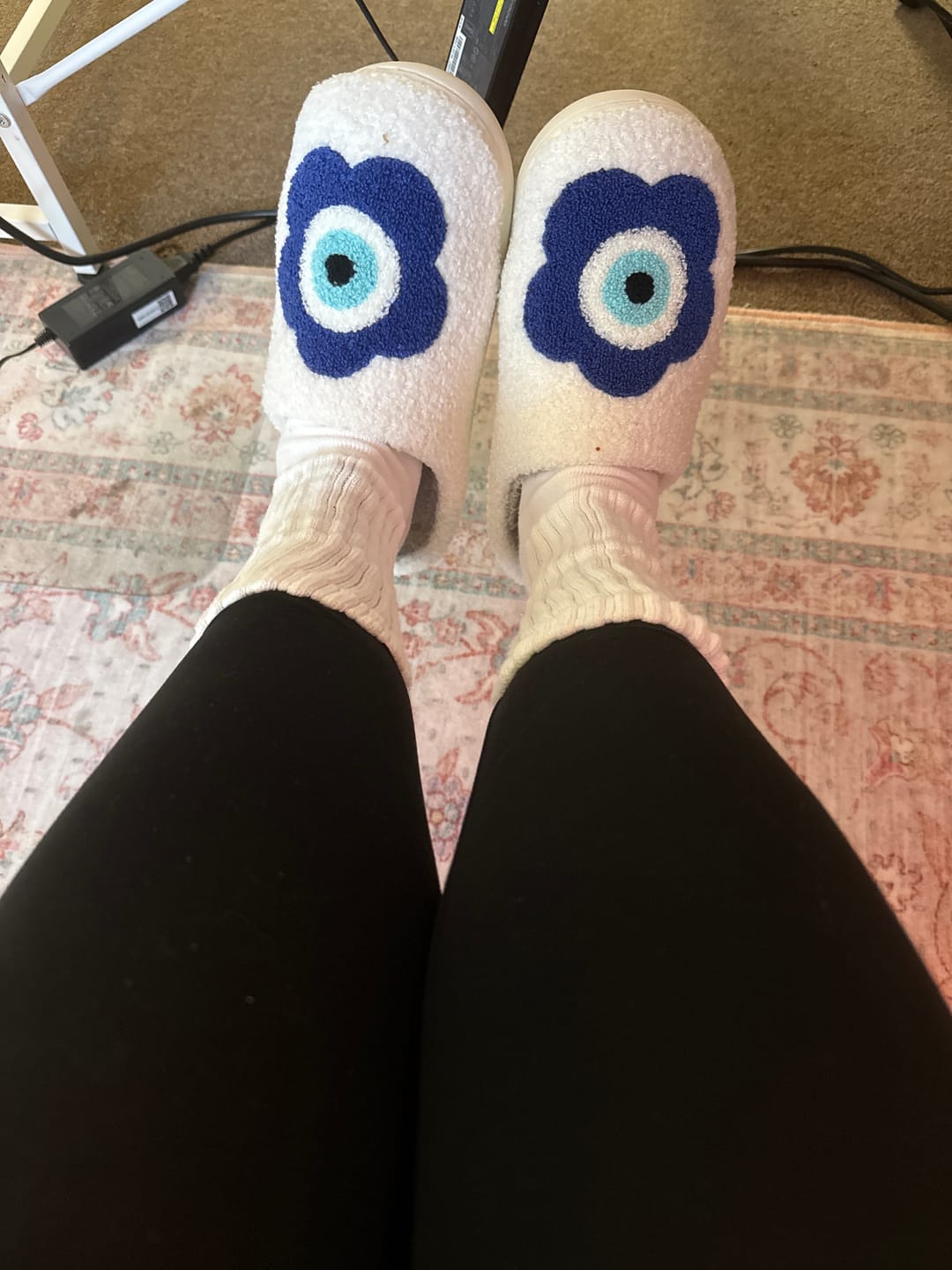 Customer photo review of Bloom Flower Slides Slippers