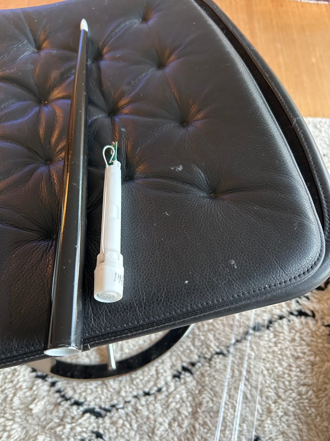 Customer photo review of LED Kertelys med Lak, 2 stk (38 cm) Sort