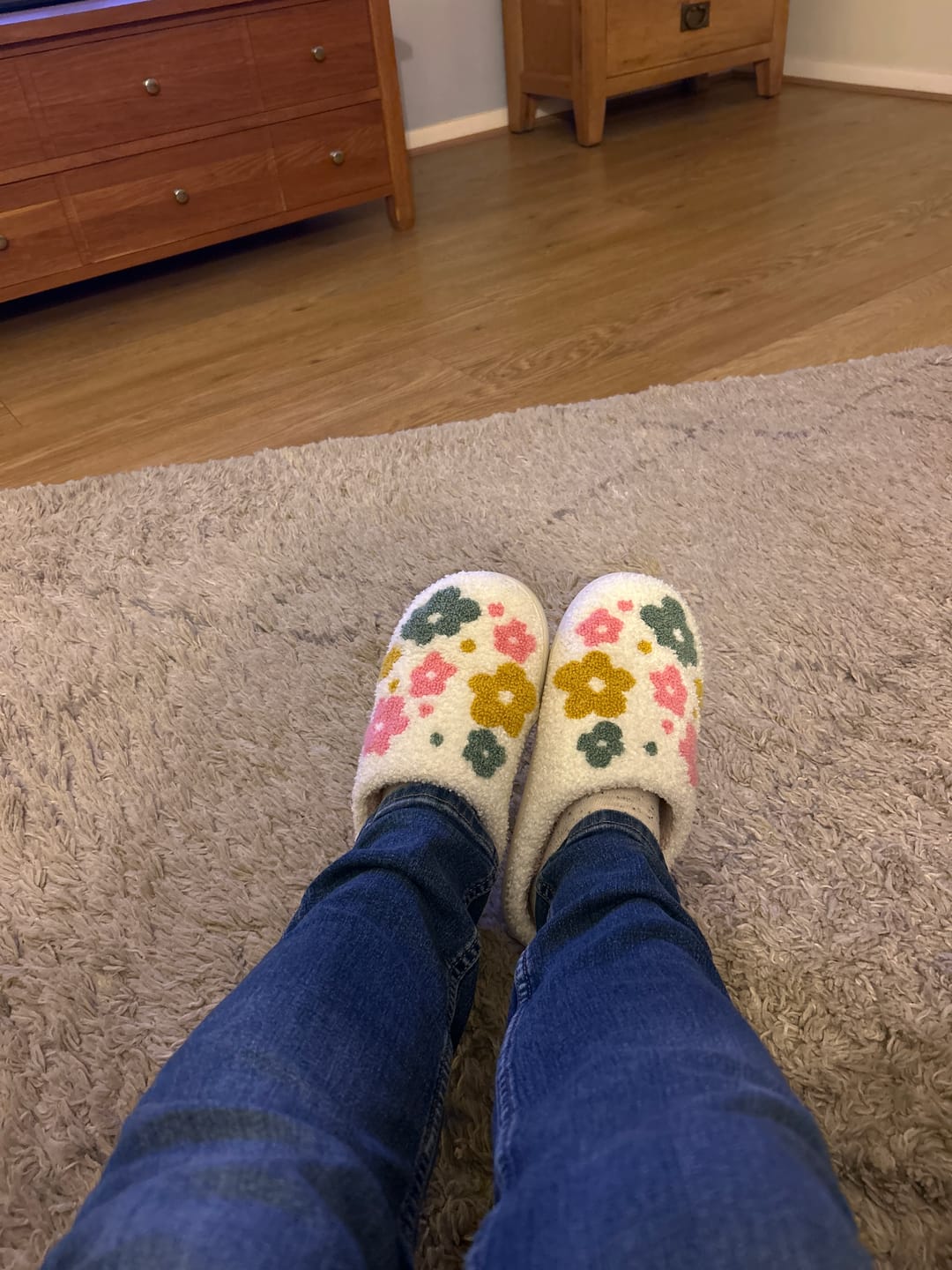 Customer photo review of Livia Flower Slippers