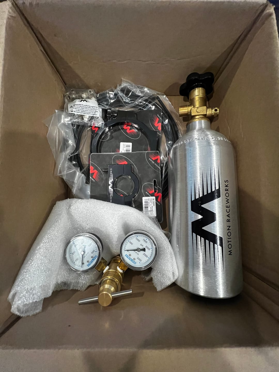 Customer photo review of Motion Raceworks SINGLE Wastegate Turbocharged CO2 Kit