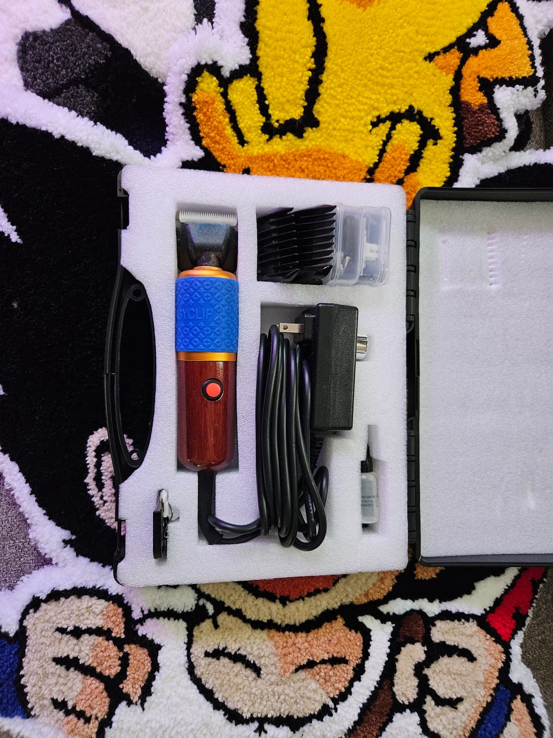 Customer photo review of Rose Wood Rug & Carpet Trimmer (With 4 Blades)
