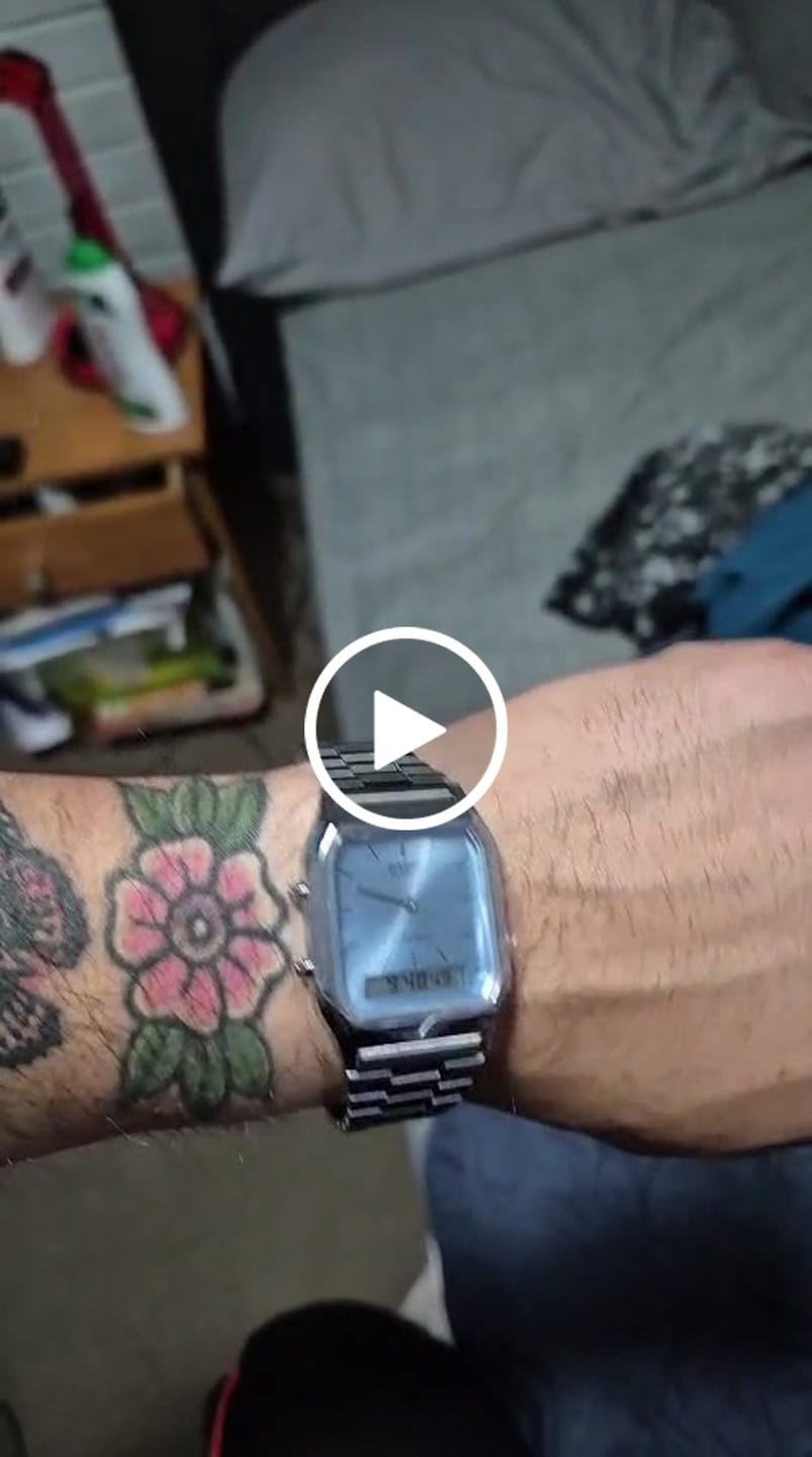 Customer video review of Reloj Casio Vintage AQ-230A-2A1MQY Analogo Digital Ice Blue