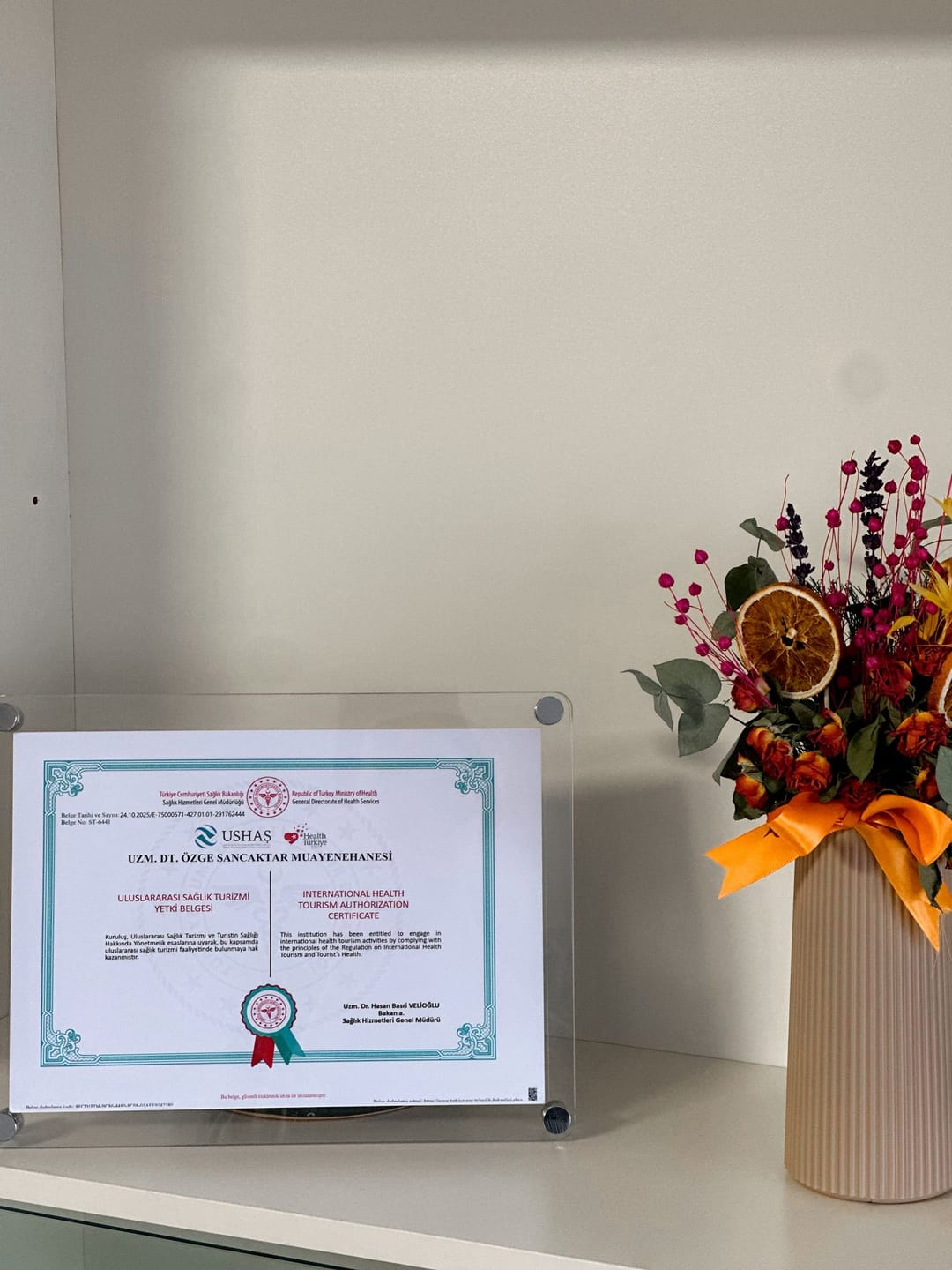 Customer photo review of Diploma | Sertifika Çerçevesi