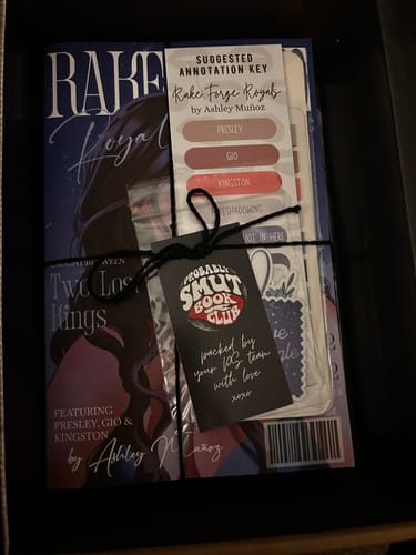 Customer photo review of smut slut book club subscription
