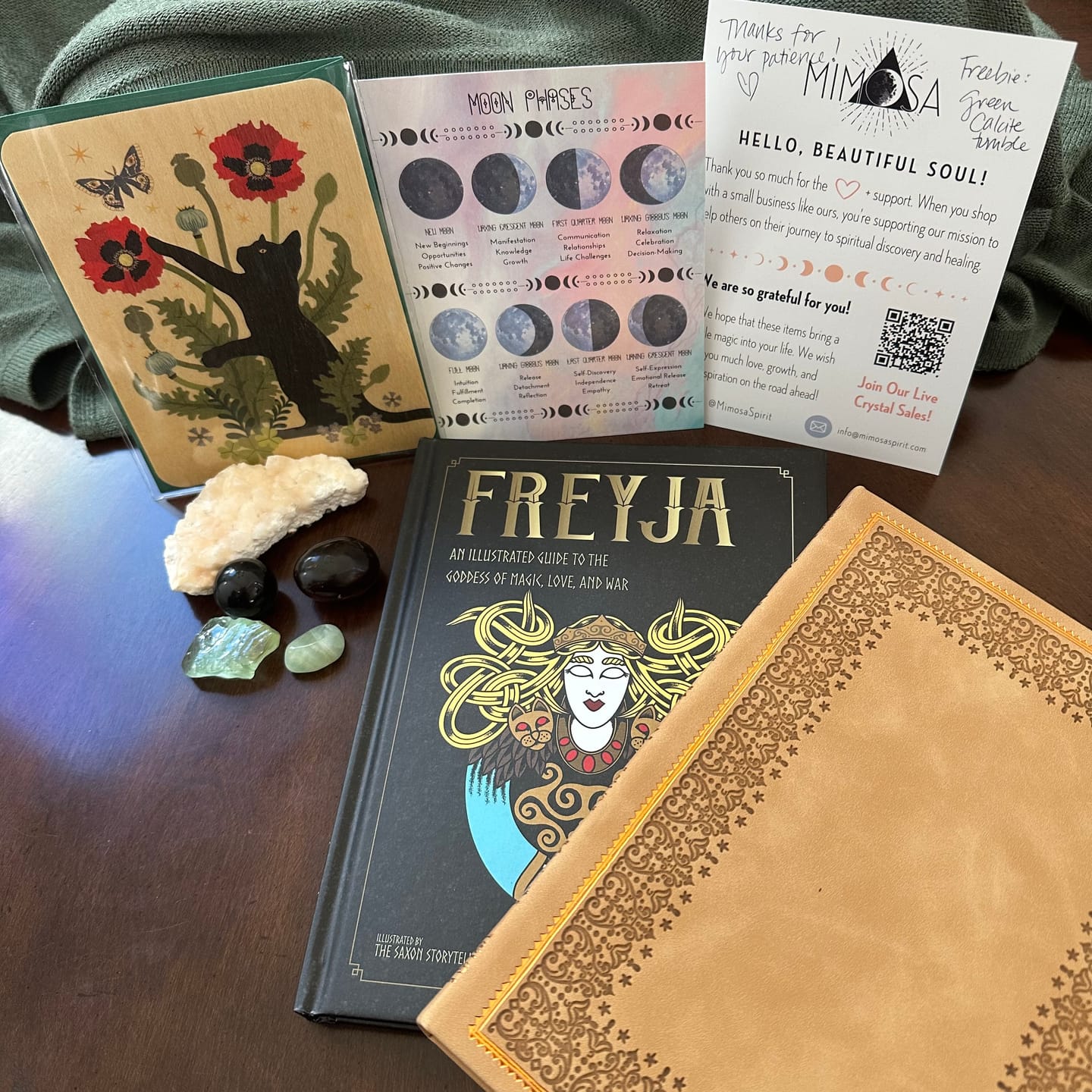 Customer photo review of Renaissance Tan Leather Style Journal