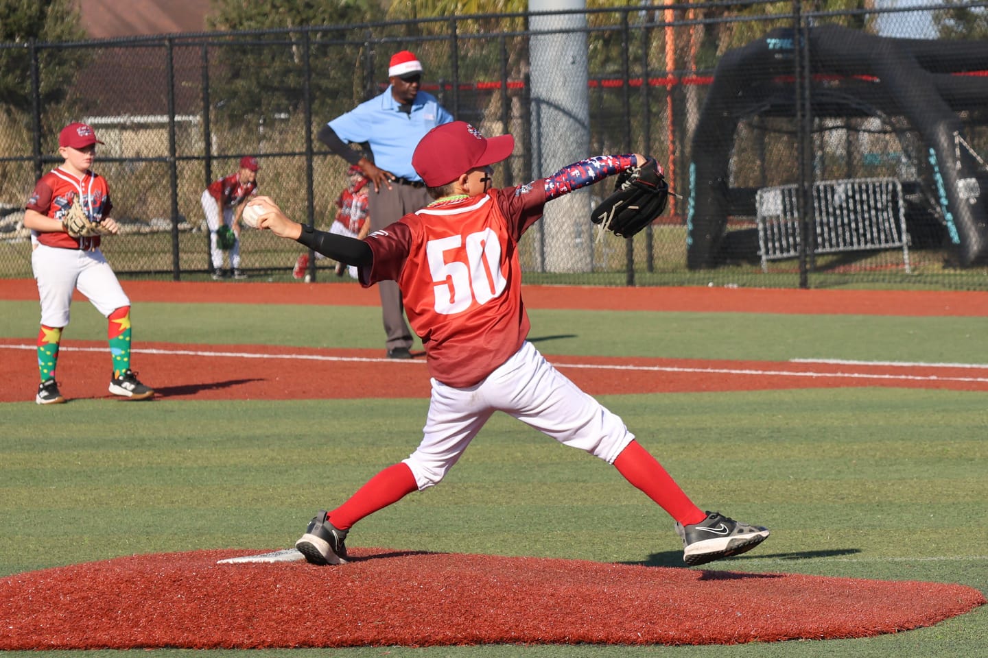 Customer photo review of Dynamic Shoulder & Elbow Stabilizer - K2 Youth Sleeve
