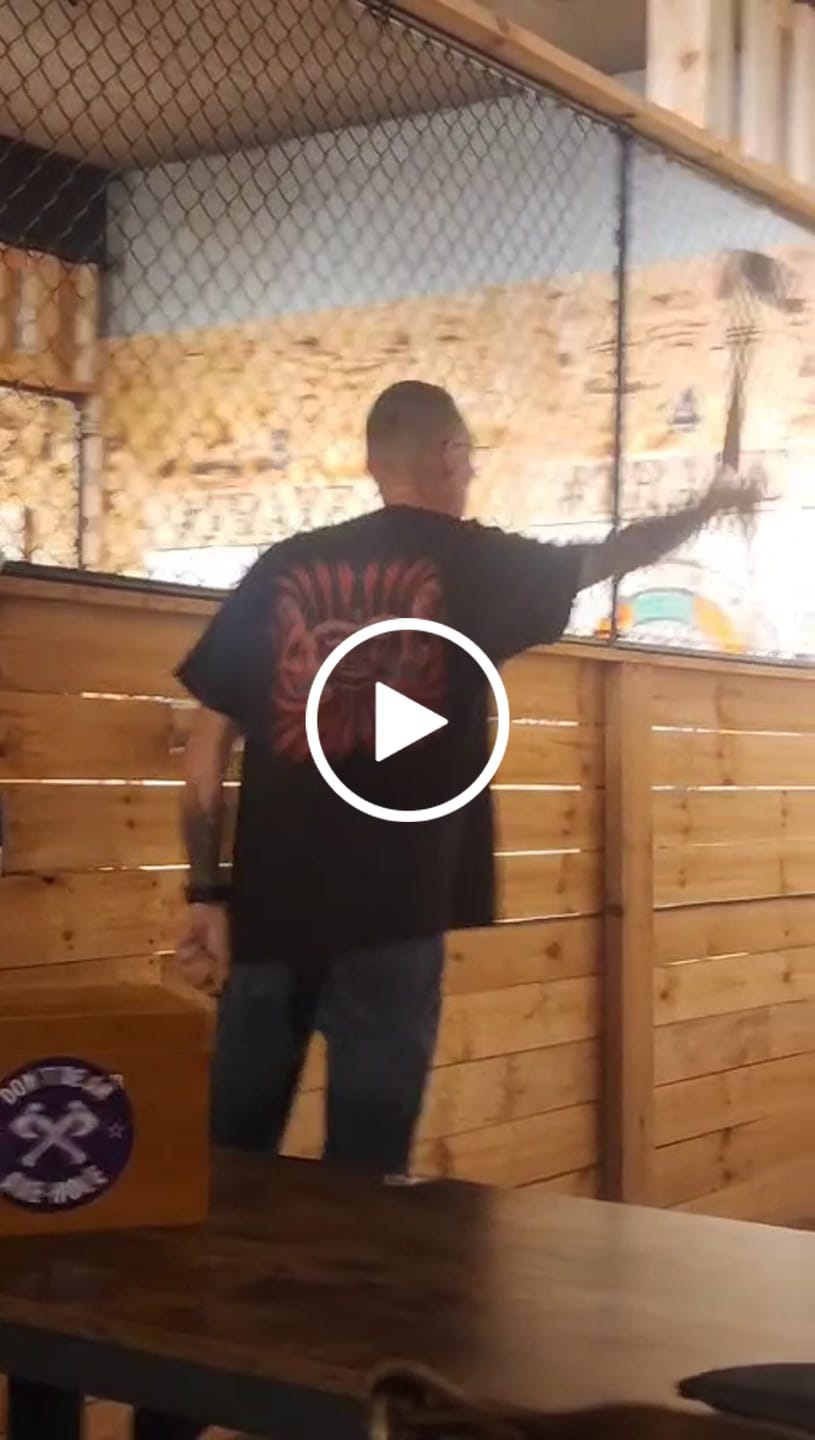 Customer video review of Ace of Spades Throwing Axe (3rd Generation)
