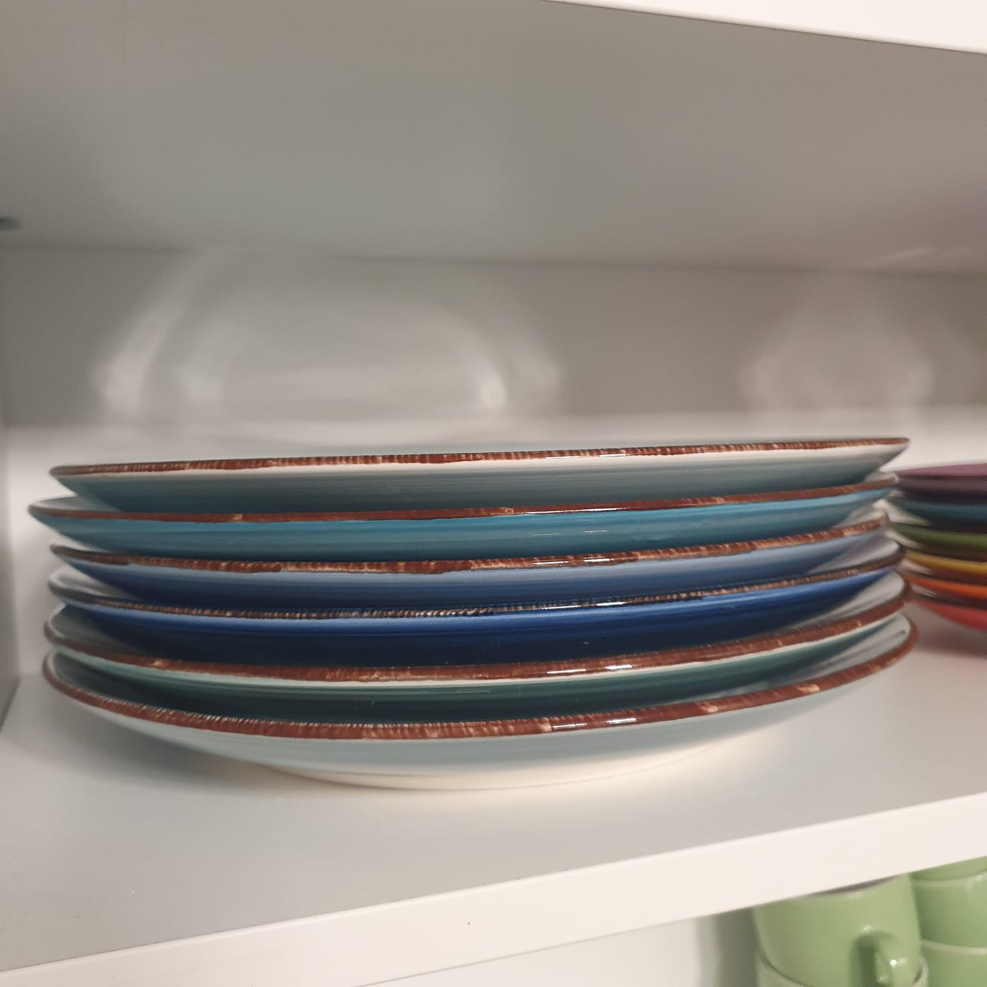 Customer photo review of Cookinglife Dinerborden Delice Blauw ø 26,5 cm - 6 stuks