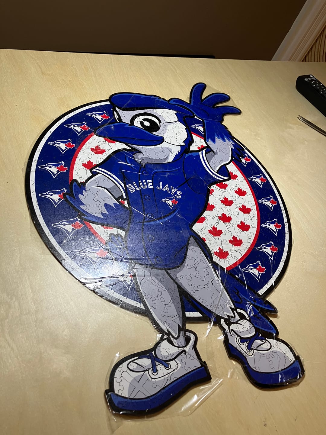 Customer photo review of Toronto Blue Jays™ Mascot - Wooden Puzzle