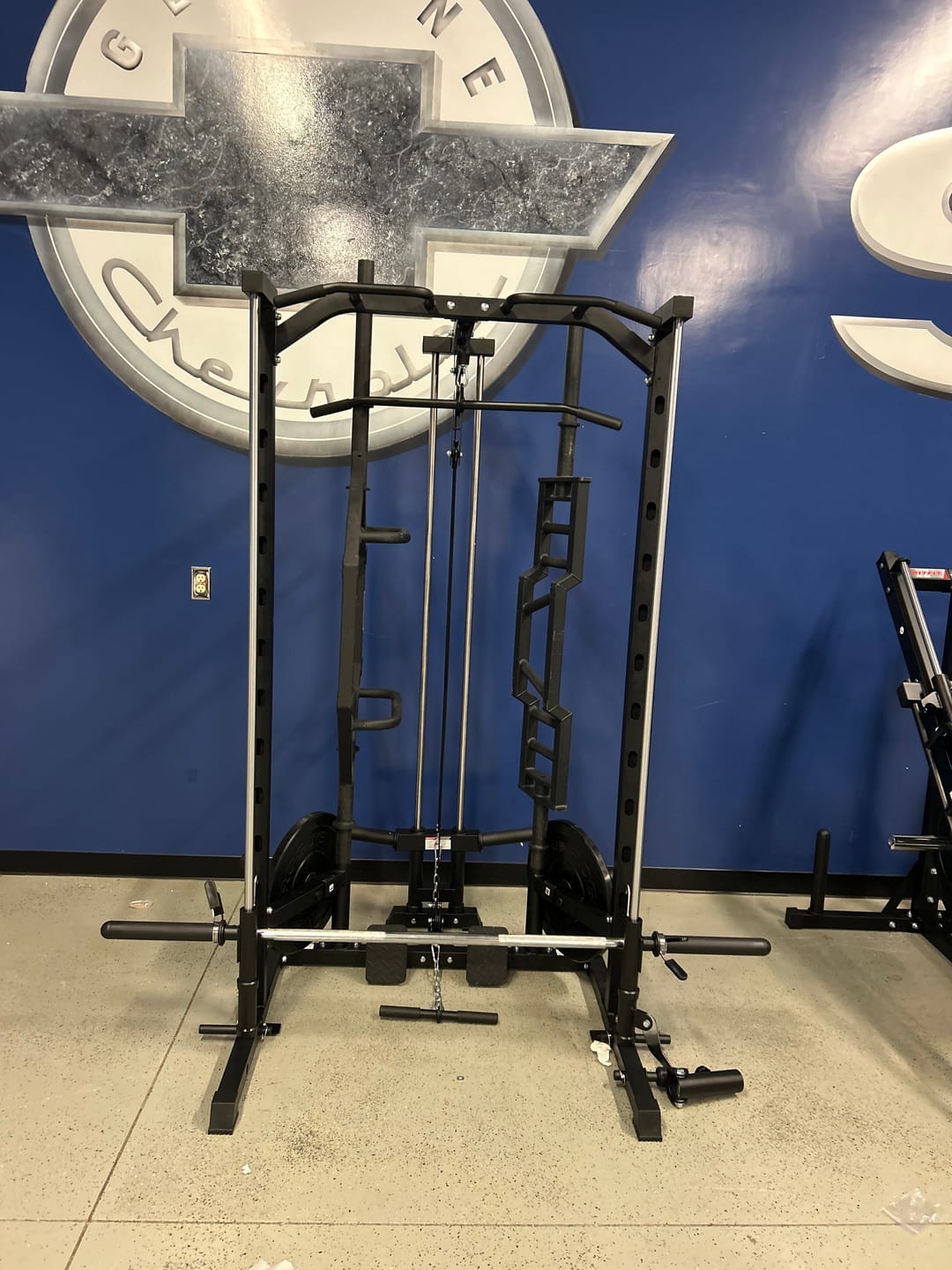 Customer photo review of RitFit PSR05 2.0 Multifunctional Smith Machine Power Rack with LAT-Pull Down System