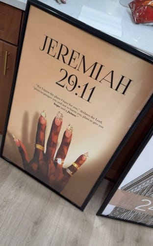 Customer photo review of Plans To Prosper - Jeremiah 29:11