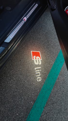 Customer photo review of AUDI DOOR LIGHTS