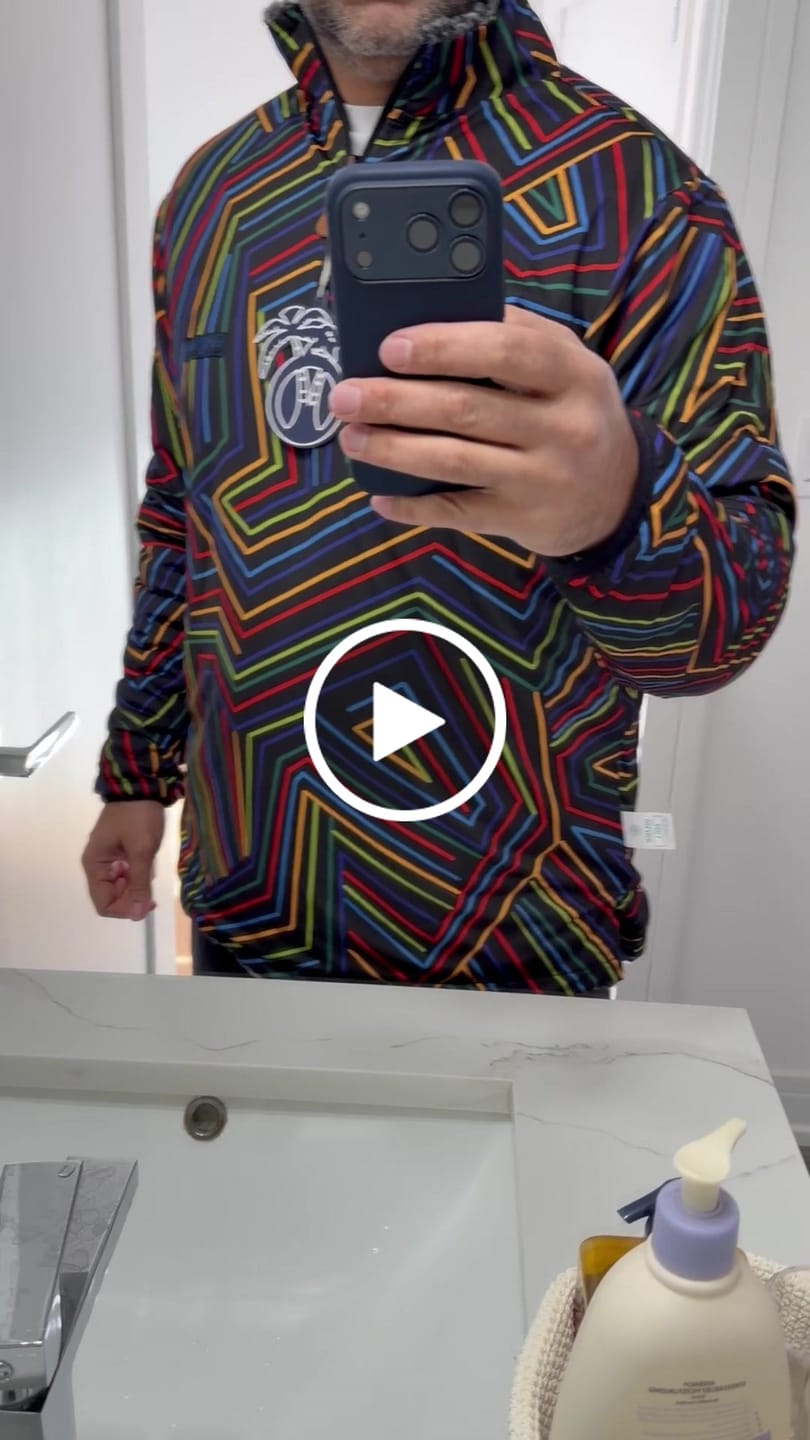 Customer video review of Reversible Sherpa 1/4 Zip