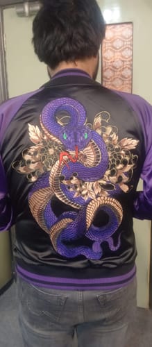 Customer photo review of Violet Viper Sukajan Jacket