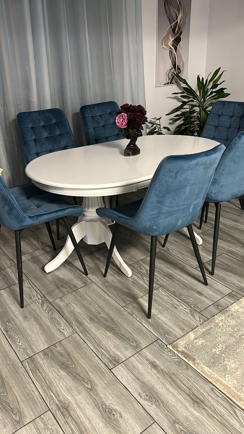 Customer photo review of Masa extensibila JOSEPH, alb, 150/190x90x77 cm