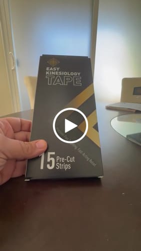 Customer video review of Easy Kinesiology Tape (30-Day Supply)