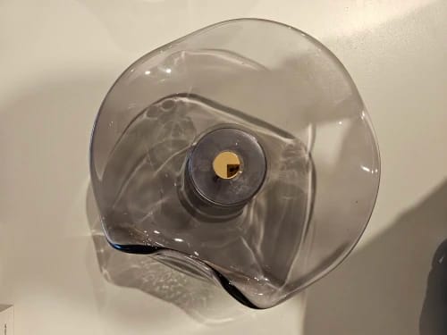 Customer photo review of Arandela de Parede Luxo Vidro Irregular Pós-Moderna