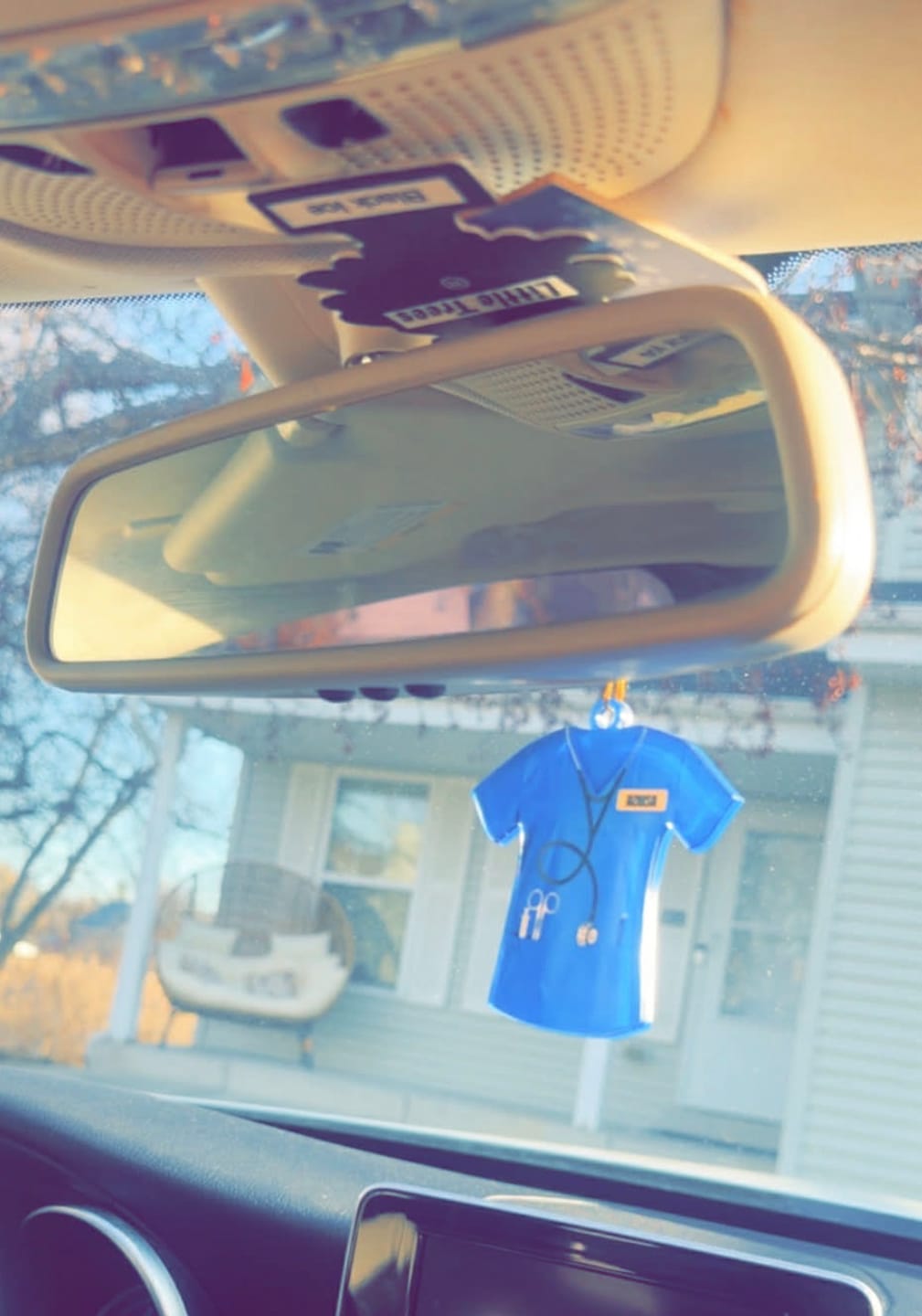 Customer photo review of Personalized Nurse Scrubs - Gift for Nurse Ornament