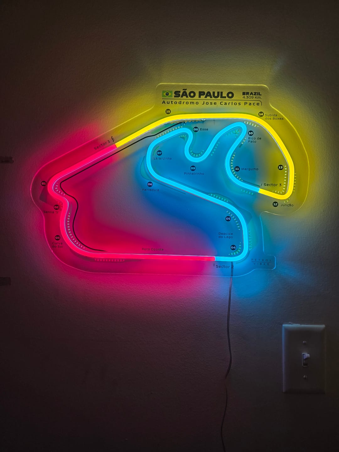 Customer photo review of Autodromo Jose Carlos Pace Neon Race Track