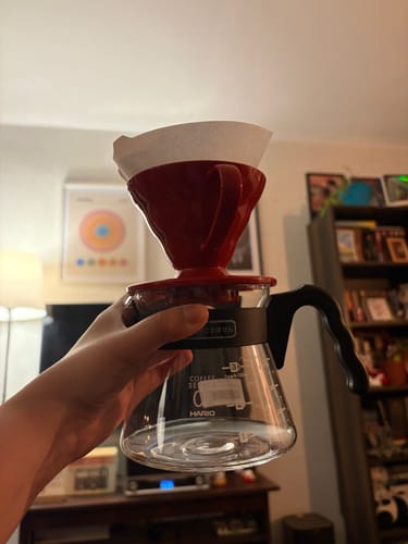 Customer photo review of Jarra decantadora Hario V60 Range Server 450 ml