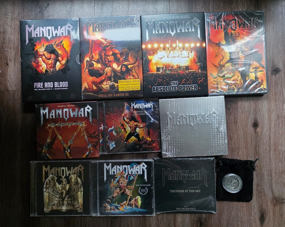 Customer photo review of Manowar CD Hail To England Imperial Edition MMXIX (remixed/remastered)