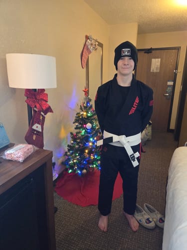 Customer photo review of Core Black Brazilian Jiu Jitsu Mens BJJ Gi
