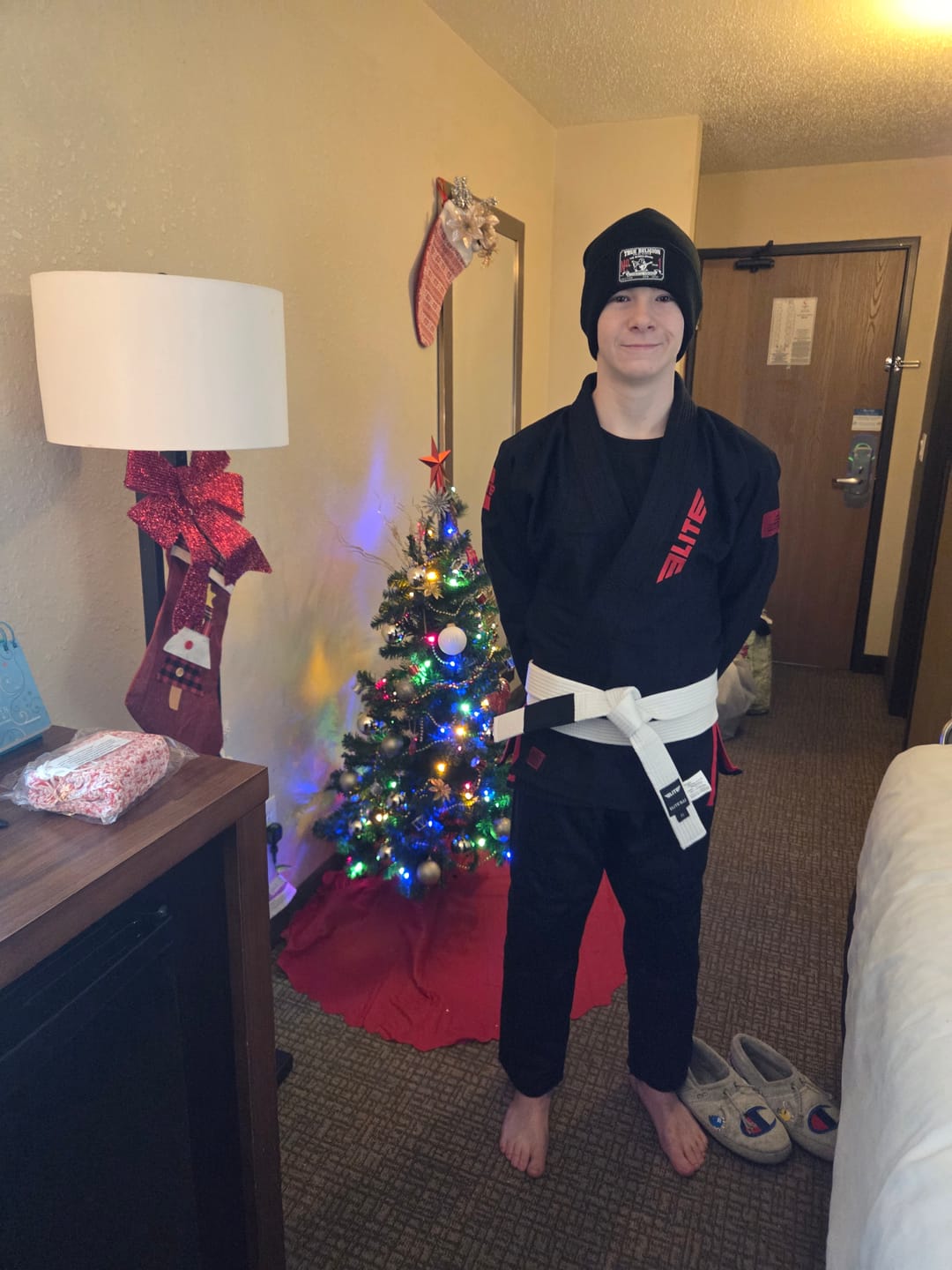 Customer photo review of Core Black Brazilian Jiu Jitsu Mens BJJ Gi