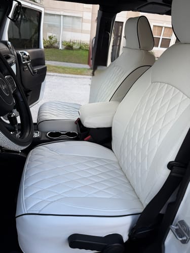 Customer photo review of Premium Custom-Fit Seat Covers