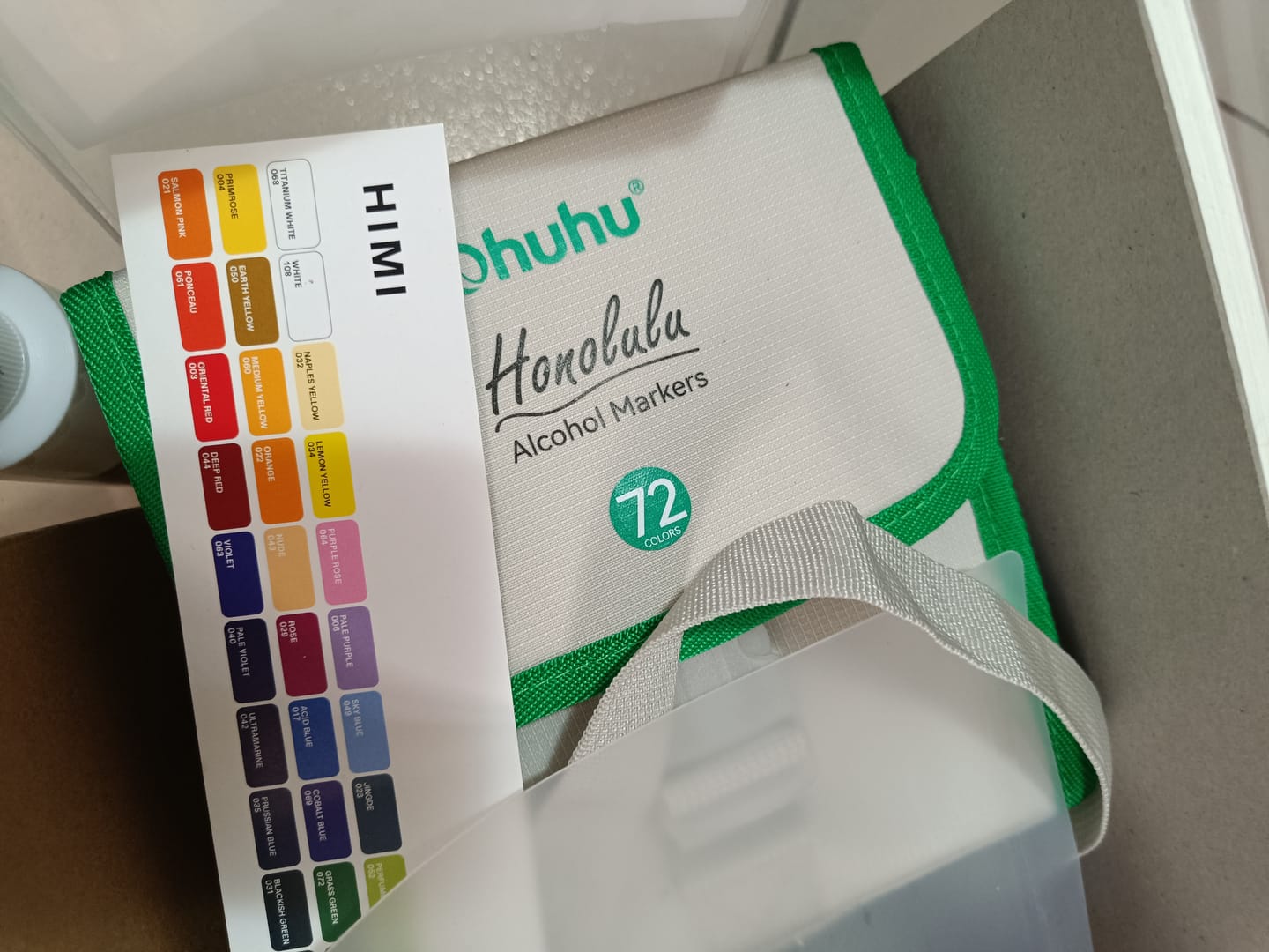 Customer photo review of Ohuhu - Set 72 Marcadores al Alcohol Honolulu A Doble Punta