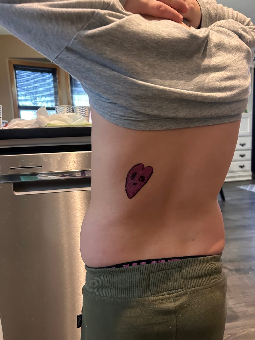 Customer photo review of SKETCH Temporary Tattoos