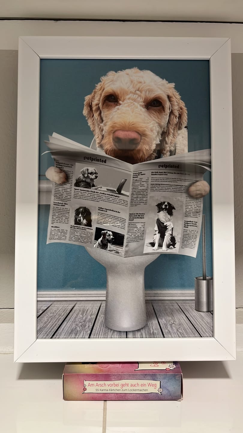 Customer photo review of Wichtige Sitzung - Individuelles Poster