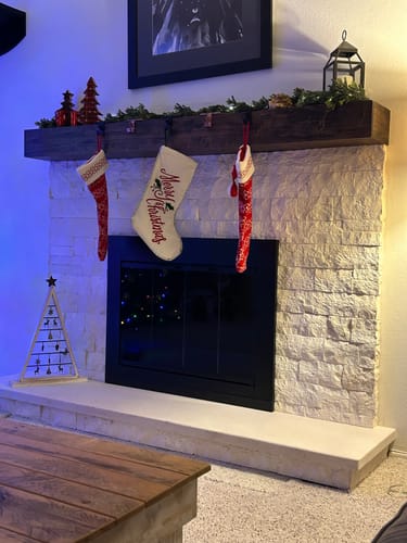 Customer photo review of Ardmore Flat Black Masonry Fireplace Door | Durable Design