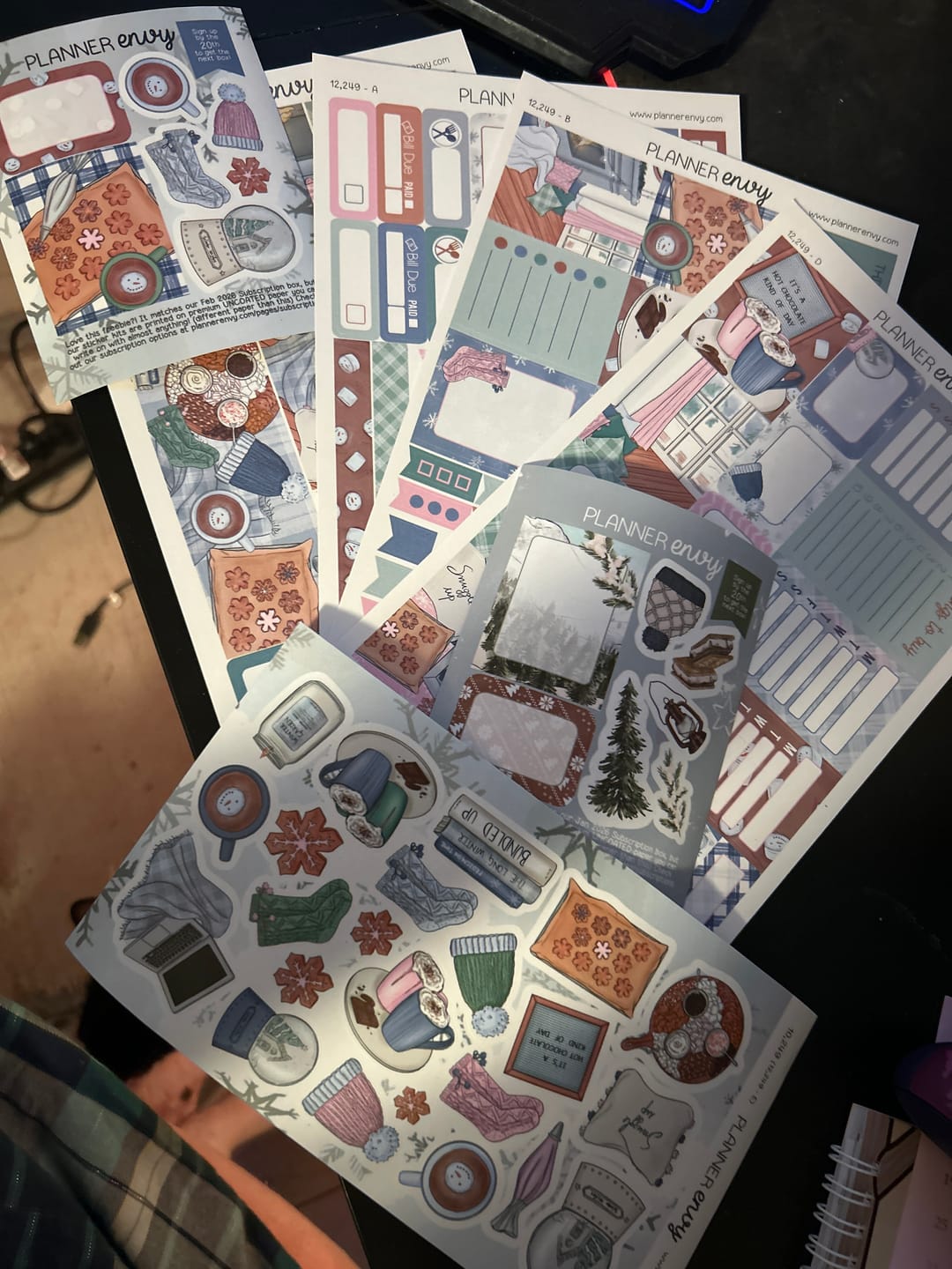 Customer photo review of Planner Sticker & Accessory Subscription + 2 Sets Washi/Month - #SUB003 - Sign up by the 20th to get the next box!