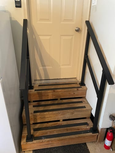 Customer photo review of Stair Handrail Kit