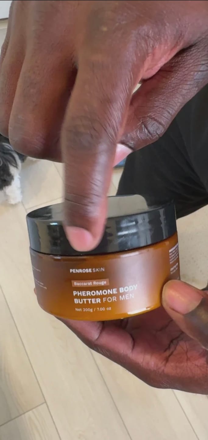Customer photo review of Pheromone Body Butter For Men