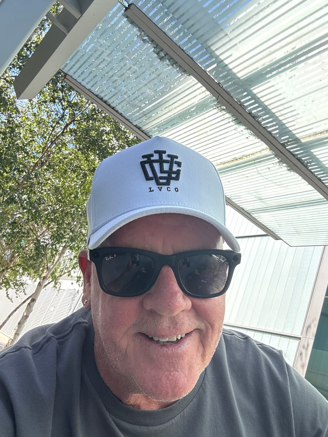 Customer photo review of LVCO "White" A-Frame Snapback