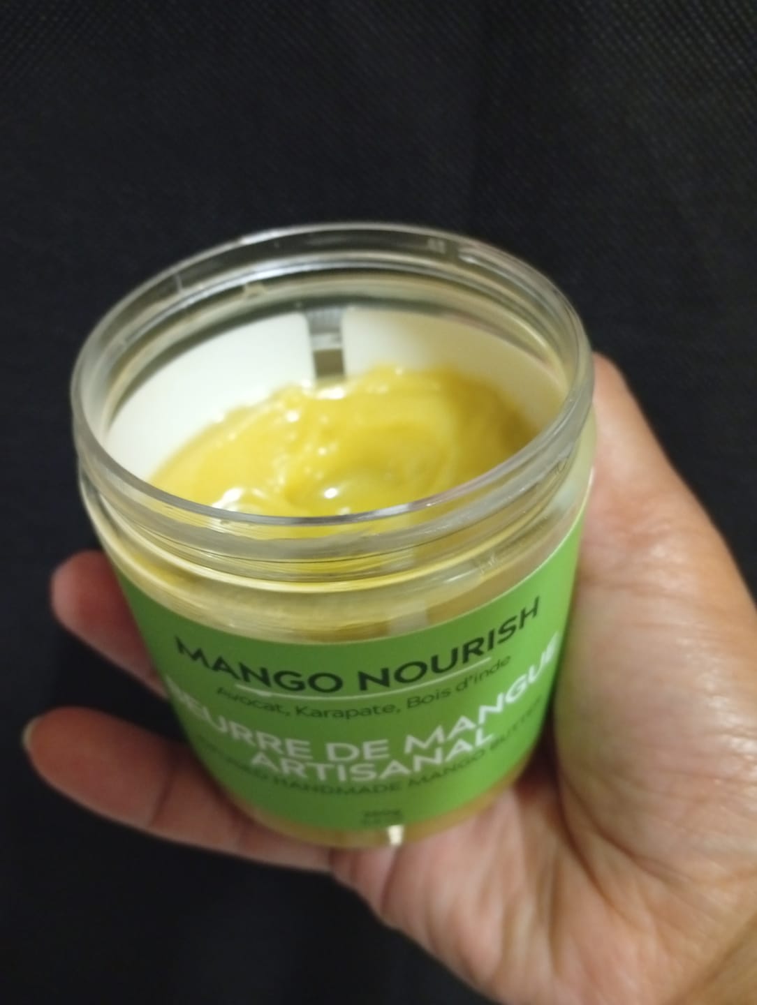 Customer photo review of Beurre de mangue artisanal NOURISH