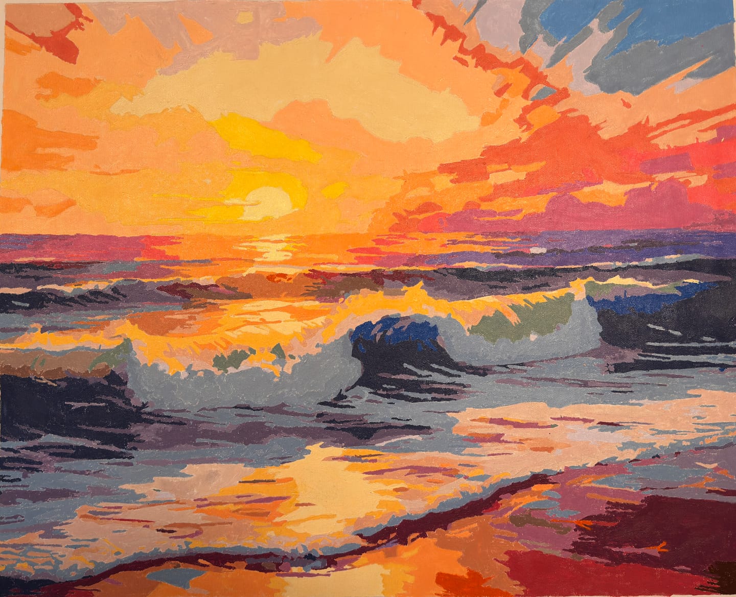 Customer photo review of Sunset Surf