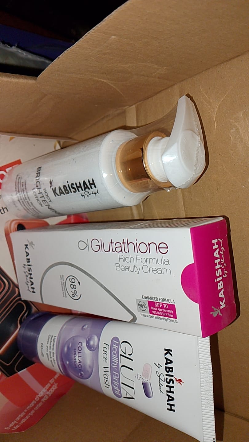 Customer photo review of Glutathione Whitening Bundle